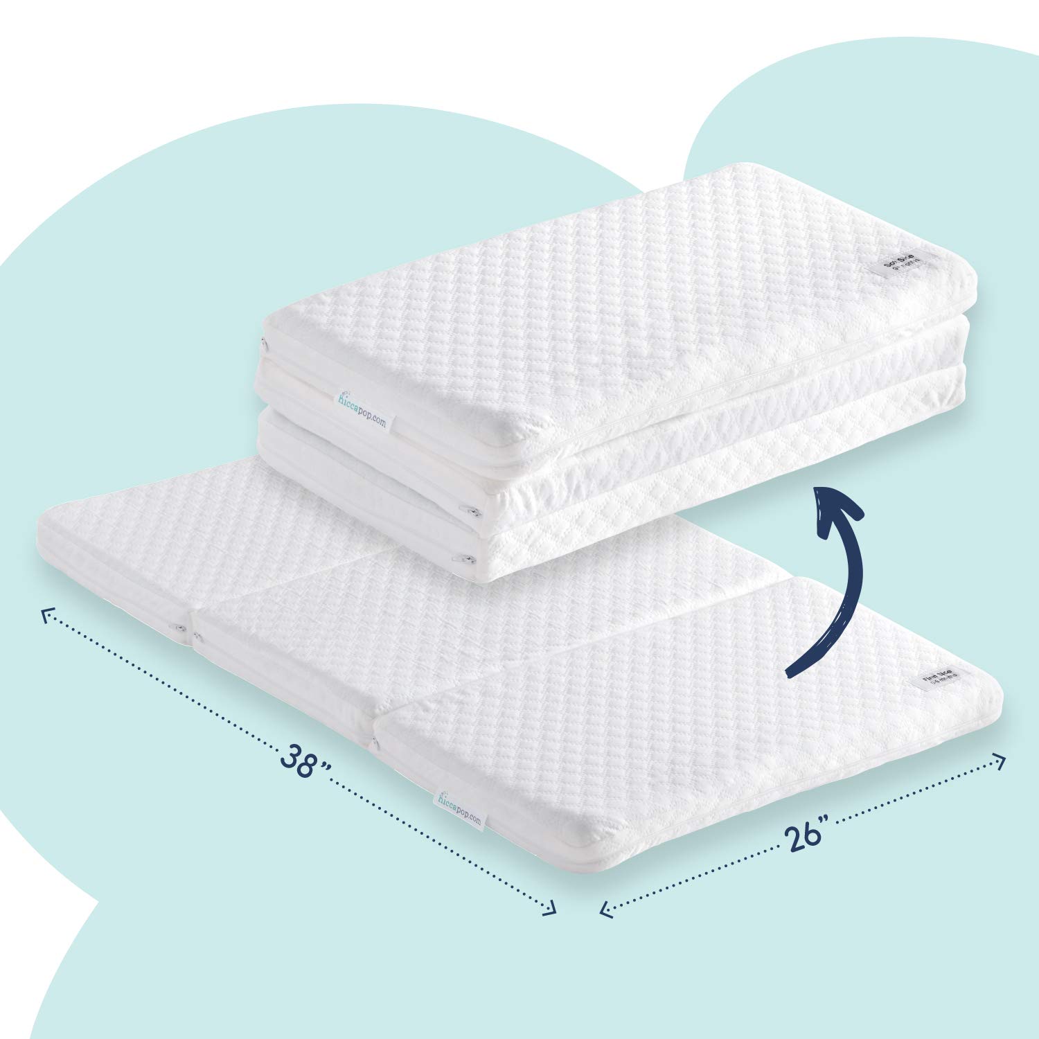 Hiccapop Tri Fold Best Pack N Play Mattress 