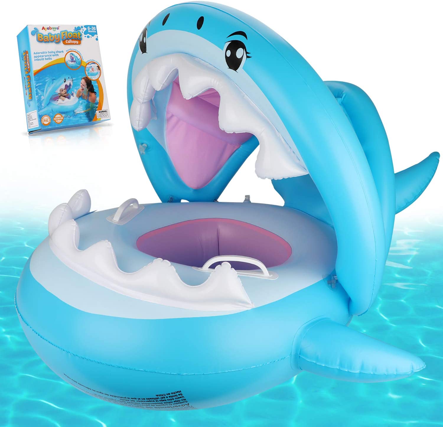 Ayeboovi Best Baby Pool Float with Canopy