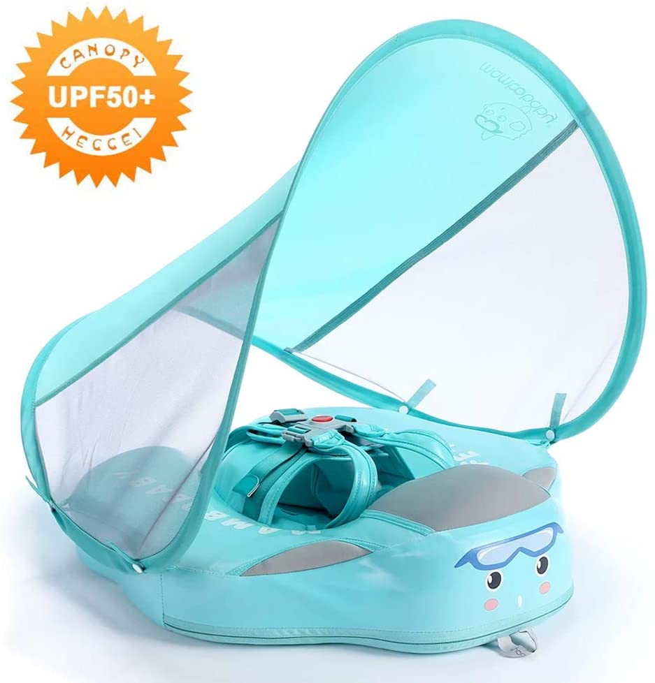 HECCEI Best Baby Swim Float with Canopy