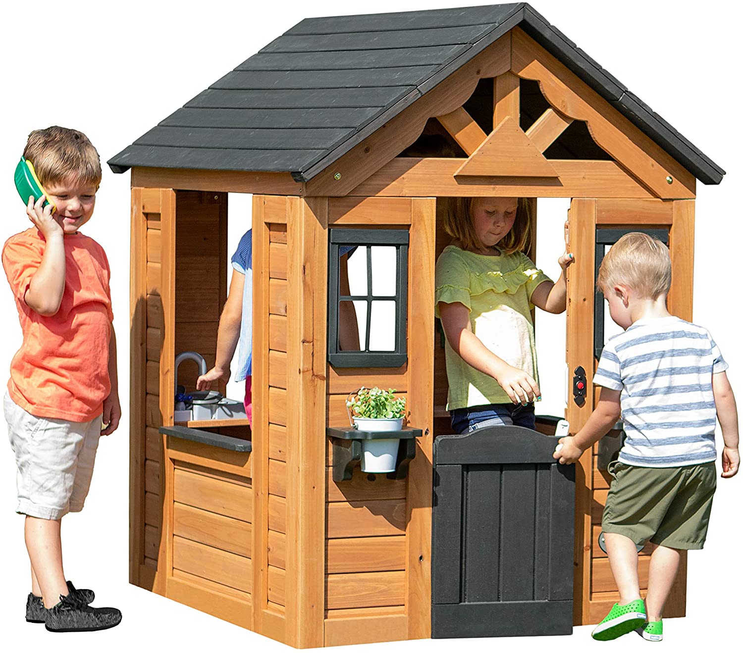 Backyard Discovery Wooden Best Outdoor Playhouse