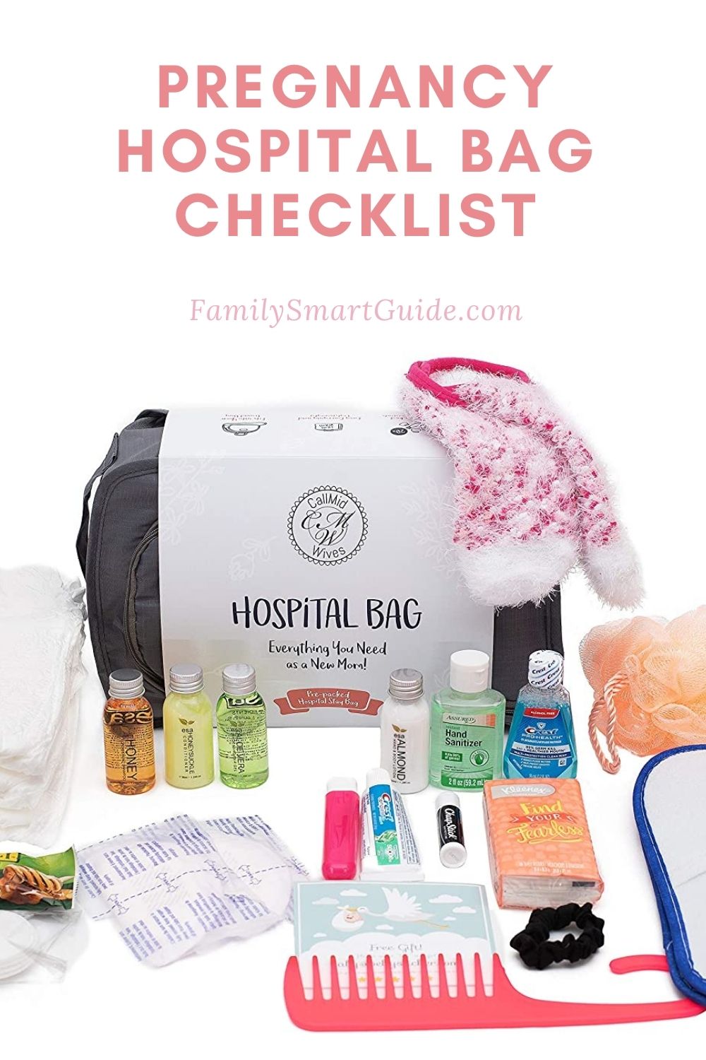 Pregnancy Hospital Bag Checklist Pinterest