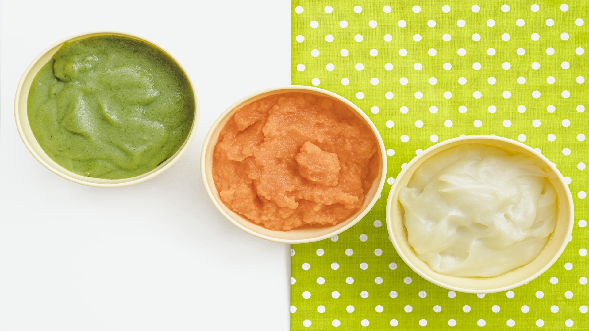 Vegetable puree for babies